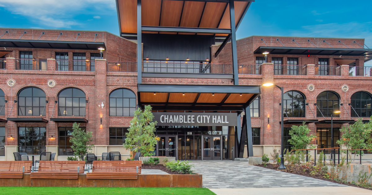 Images Chamblee's new city hall just bagged a prestigious award